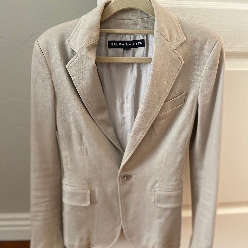 Cream blazer